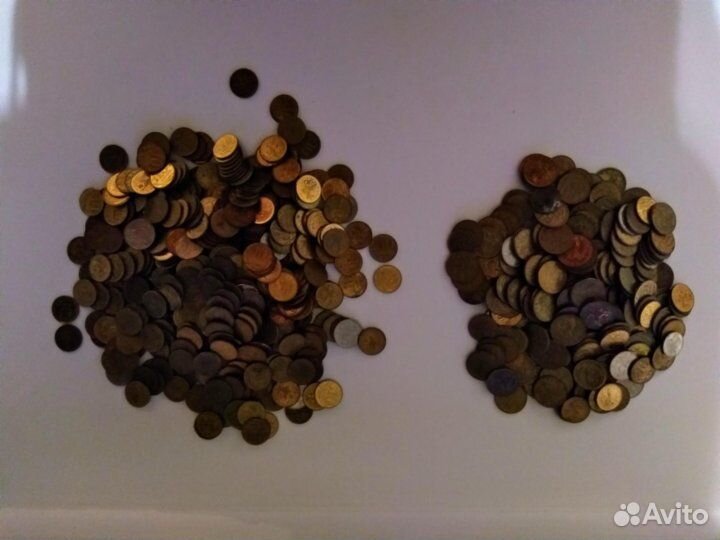 Монеты ходячки Россия + СССР. Одним лотом