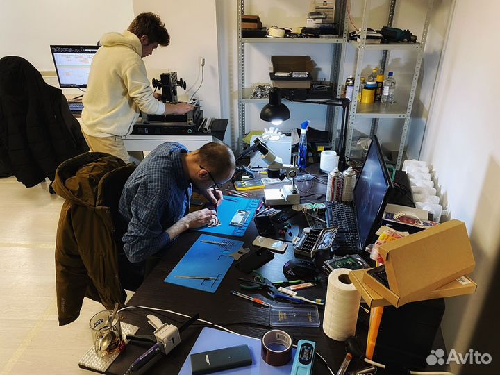 Ремонт телефонов, ноутбуков, пк, видеокарт и др