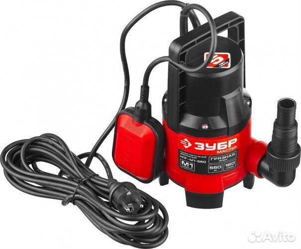 Насос дренажный зубр нпг-М1-550