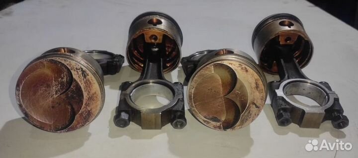 Поршень с шатуном заз Сенс 1.3