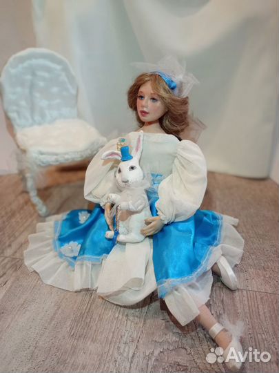 Кукла авторская Алиса в стране чудес