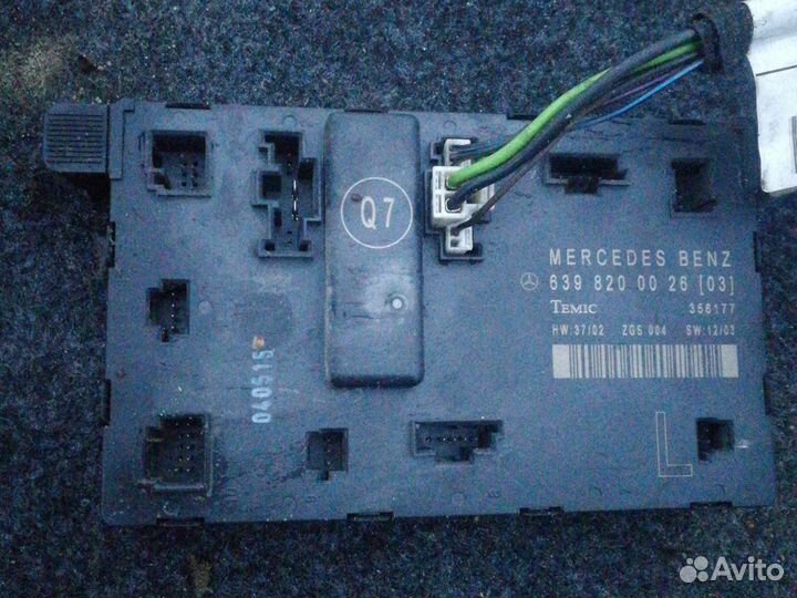 Блок водительской двери мерседес вито 639 Mercedes