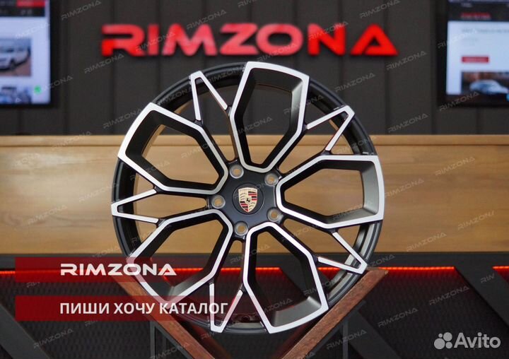 Кованые диски R21 на Porsche