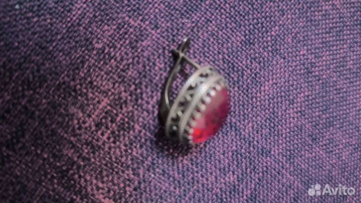 Серьги серебро