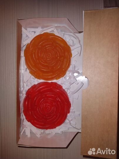 Мыльные розы, елочки, снежинки