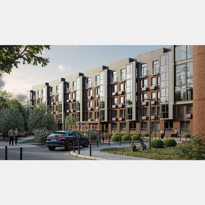 3-к. квартира, 94,8 м², 1/6 эт.