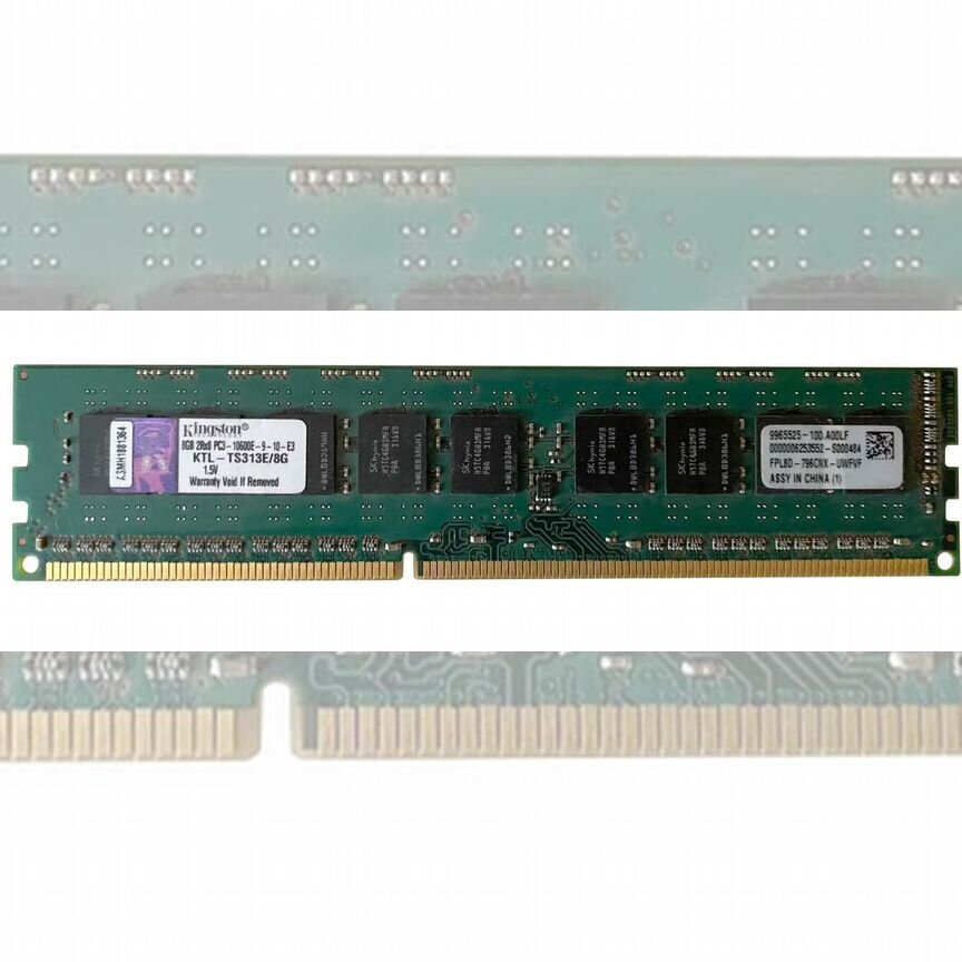 [KTL-TS313E/8G] Оперативная Память Kingston Ddr3 8gb Ktl-Ts313e/8g