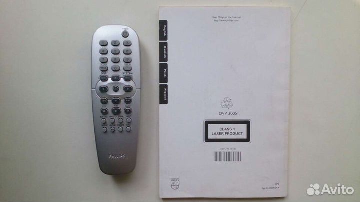 DVD плеер Philips dvр3005