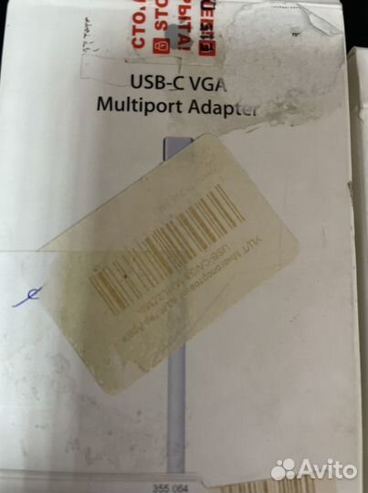 Адаптер Apple usb-c/vga mj1l2zm