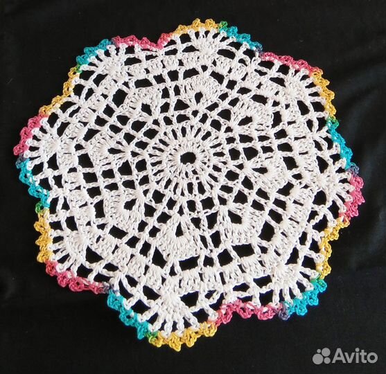 Вязанные салфетки маленькие