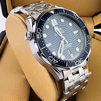 Мужские часы Omega seamaster blue