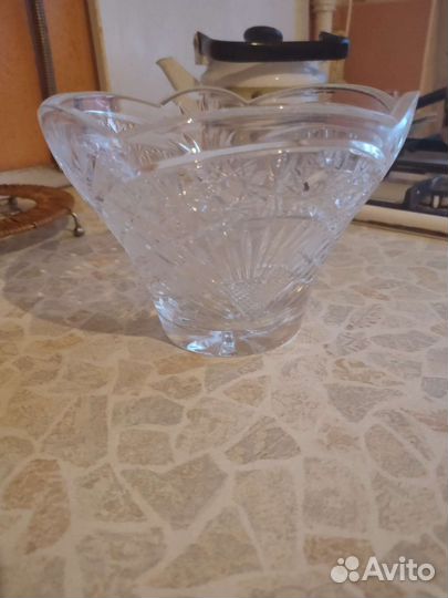 Салатник хрусталь