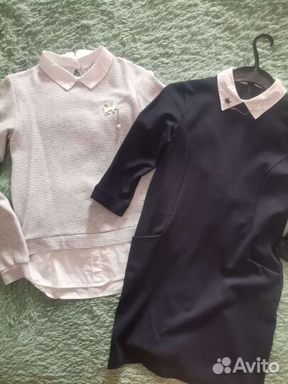 Школьная форма платье, кофта