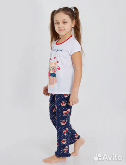 Пижама для девочки новая 116