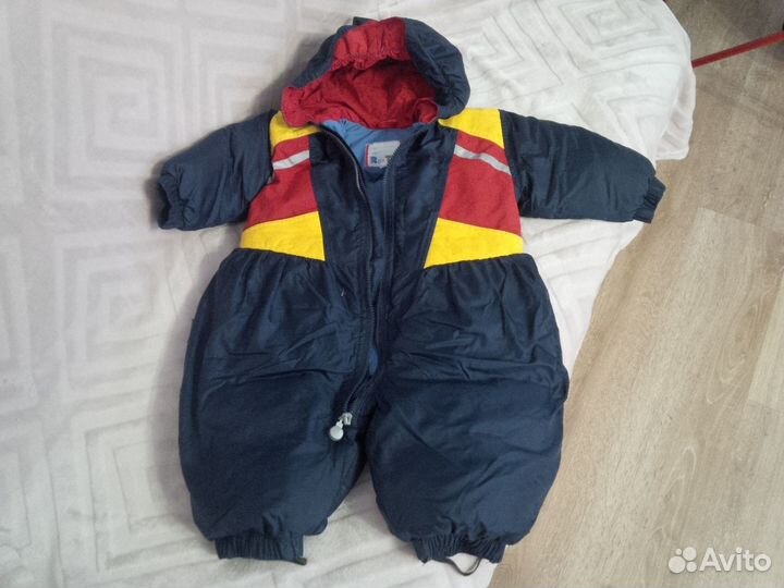 Зимний комбинезон для девочки 74