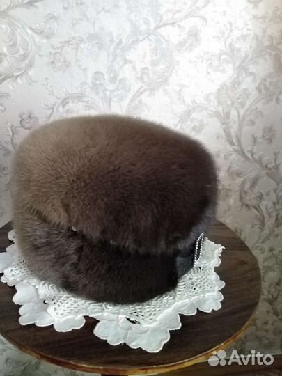 Шапка норковая женская 56 размер