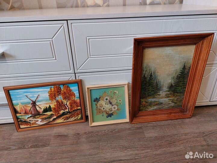 Картины и тарелки для интерьера