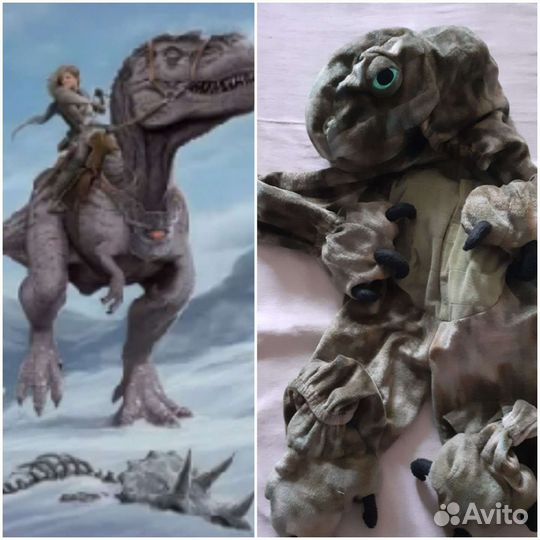 Новогодний костюм динозавра