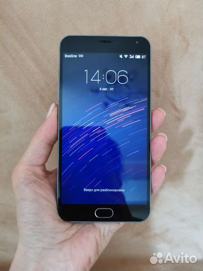 Телефон Meizu m2 note, работает