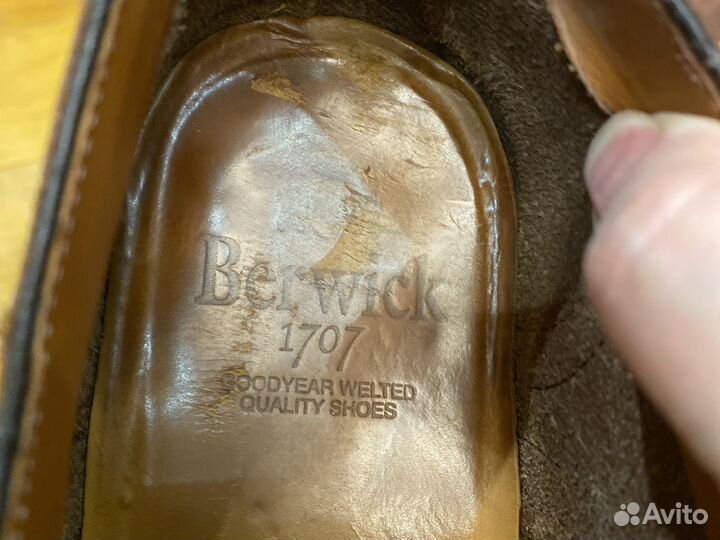 Ботинки дерби berwick размер 10 spain