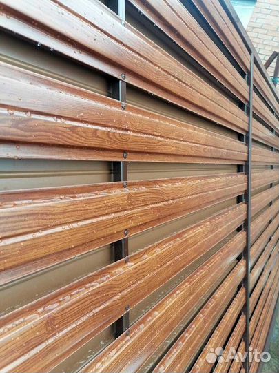 Забор жалюзи