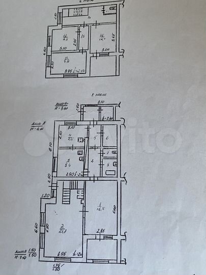 5-к. квартира, 114,2 м², 1/2 эт.