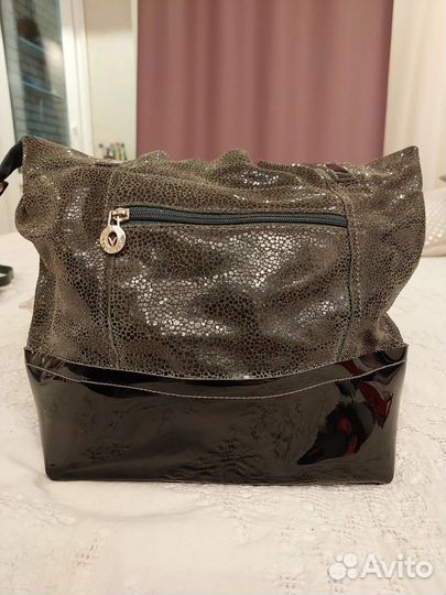 Сумка натуральная кожа бу италия