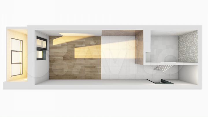 Квартира-студия, 27,5 м², 15/25 эт.