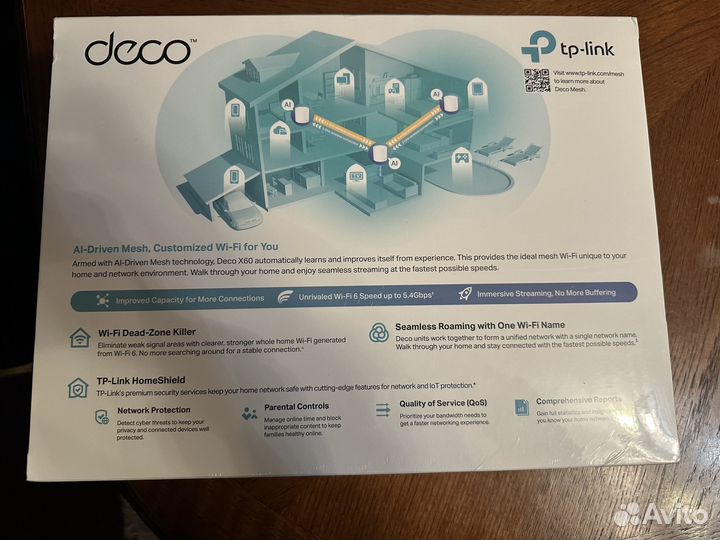 Mesh роутер TP-link Deco X60(3-Pack) AX5400