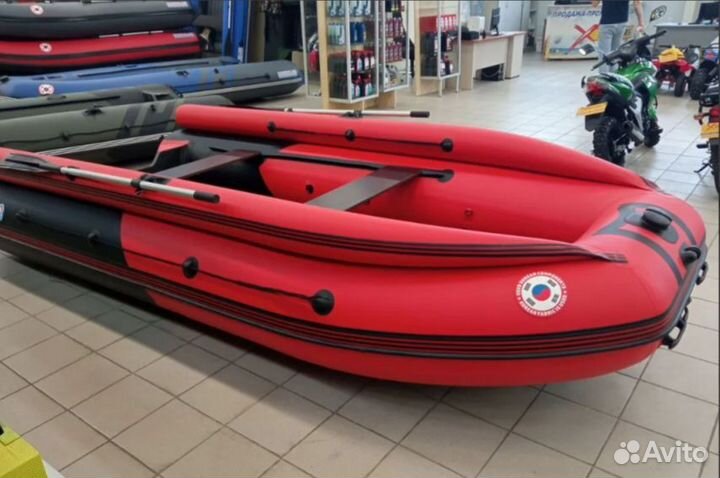 Лодка mishimo river fjet PRO 390 под водомет red