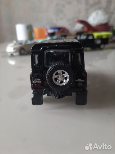 Land rover defender, welly, примерно 1:43