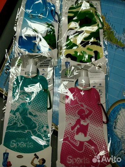 Складная бутылка для воды многоразовая