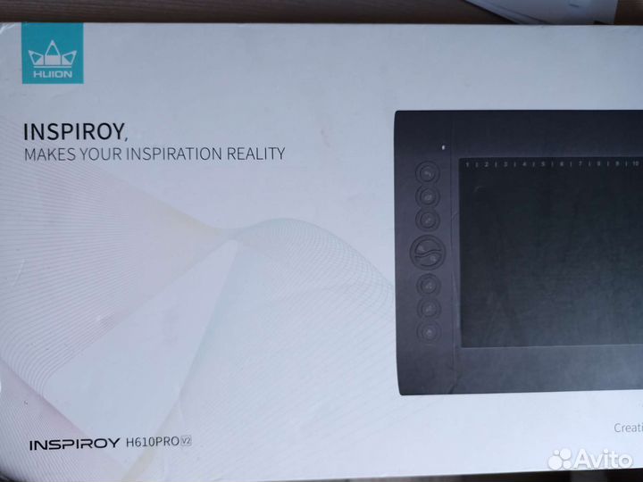 Графический планшет huion inspiroy H610PRO V2