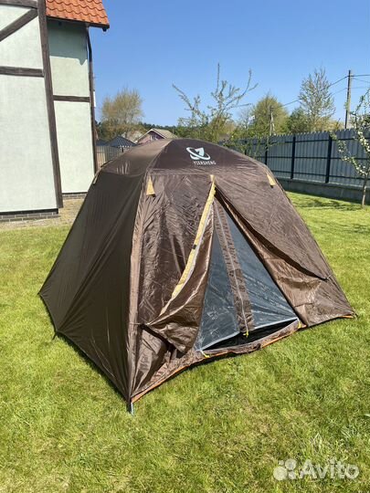 Палатка шатер двухслойная 4-5 человек