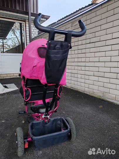 Велосипед коляска с ручкой
