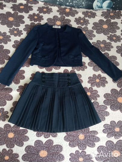 Школьная синяя форма для девочки 1-2 класс