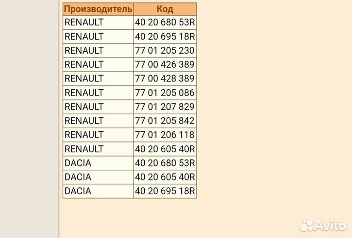 Диск тормозной перед Renault Megane 1-2