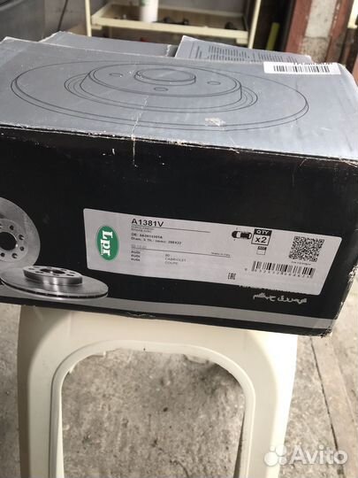 Тормозные диски audi 80