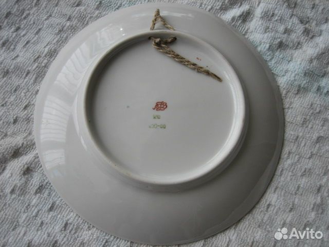 Тарелка настенная. лфз. Райские птицы