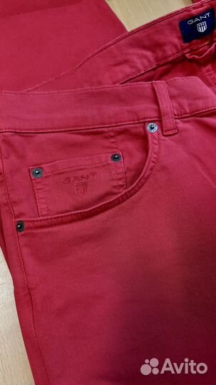 Gant.Red.Slim Straight.новые джинсы. W36L34