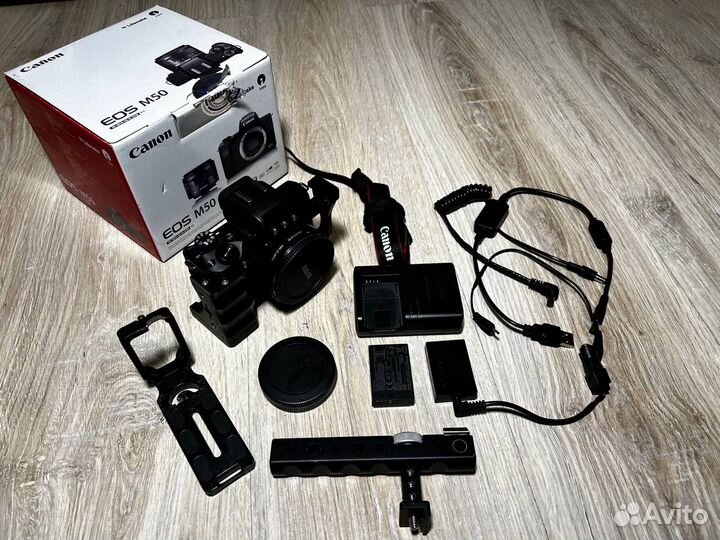 Камера/Фотоаппарат Canon M50 Body+допы