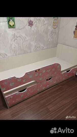 Кровать односпальная с матрасом бу