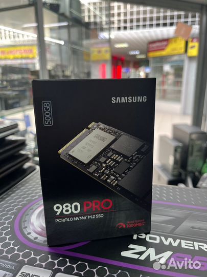 Новый SSD Samsung 980 PRO 500 gb 6900/5000 мб/с