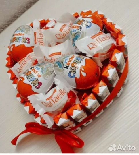 Сладкие боксы. Торт из киндеров