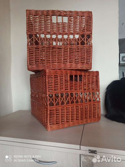 Корзина плетеная для пикника