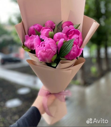 Пионы Букеты Цветы Доставка