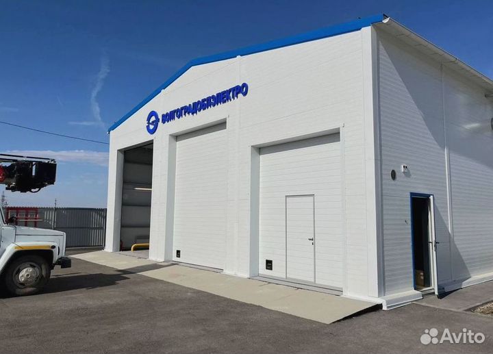 Гаражные секционные ворота с установкой