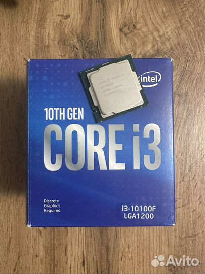 Процессор Intel Core i3 10100F