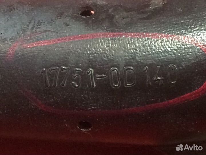 Патрубок воздушного фильтра Toyota Corolla E120