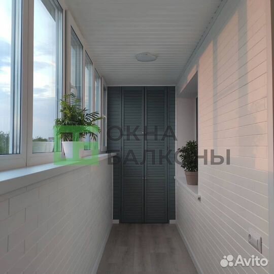 Остекление балконов. Окна пвх